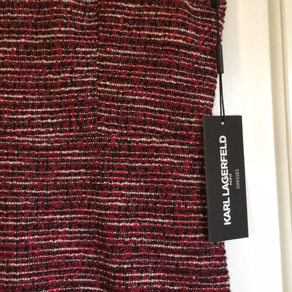 Karl Lagerfeld Paris Tweed Dress - Picture 4 of 8